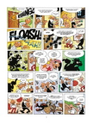 Buchcover und Innenansicht für das Buch: Mortadelo y Filemon: Los inventos del profesor bacterio