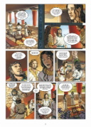 Buchcover und Innenansicht für das Buch: Mythen der Antike: Daedalus und Ikarus (Graphic Novel)