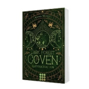 Buchcover und Innenansicht für das Buch: Dark Forest Coven. Elsterschatten
