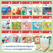 Buchcover und Innenansicht für das Buch: bambinoLÜK. 4/5/6 Jahre Zählen lernen mit den Dinos
