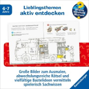 Buchcover und Innenansicht für das Buch: Wieso? Weshalb? Warum? aktiv-Heft: Feuerwehr