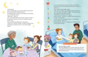 Buchcover und Innenansicht für das Buch: Unser Geschwisterchen ist da!