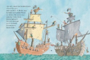 Buchcover und Innenansicht für das Buch: Der kleine Drache Kokosnuss - Abenteuer & Wissen - Die Piraten
