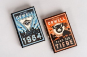 Buchcover und Innenansicht für das Buch: 1984