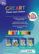 Buchcover und Innenansicht für das Buch: CreArt Malen nach Zahlen ab 7: Im Meer