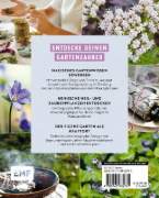 Buchcover und Innenansicht für das Buch: Gartenmomente: Magie im Garten