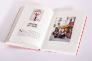Buchcover und Innenansicht für das Buch: Bon Appétit Paris. Een culinaire Stijlgids vol Verhalen, Tips & Adressen uit Parijs
