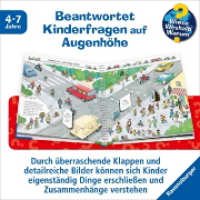 Buchcover und Innenansicht für das Buch: Wieso? Weshalb? Warum?, Band 5: Pass auf im Straßenverkehr