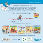 Buchcover und Innenansicht für das Buch: LESEMAUS 16: Conni und das Geheimnis um Kater Mau