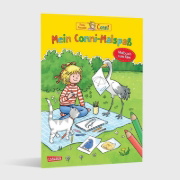 Buchcover und Innenansicht für das Buch: Conni Gelbe Reihe (Beschäftigungsbuch): Mein Conni Malspaß