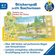 Buchcover und Innenansicht für das Buch: Wieso? Weshalb? Warum? Stickerheft: Ritter