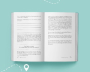 Buchcover und Innenansicht für das Buch: Meine Reise zu mir selbst