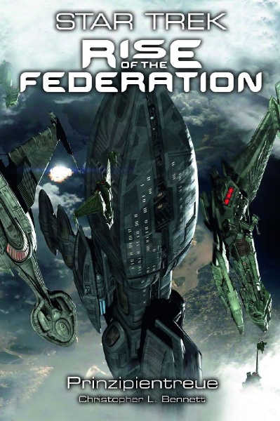 Buchcover und Innenansicht für das Buch: Star Trek - Rise of the Federation 4