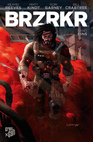 Buchcover und Innenansicht für das Buch: BRZRKR 1
