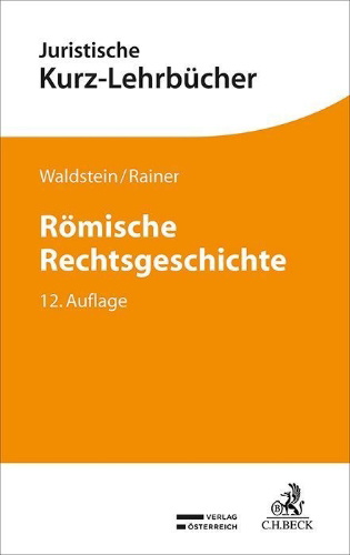 Buchcover und Innenansicht für das Buch: Römische Rechtsgeschichte