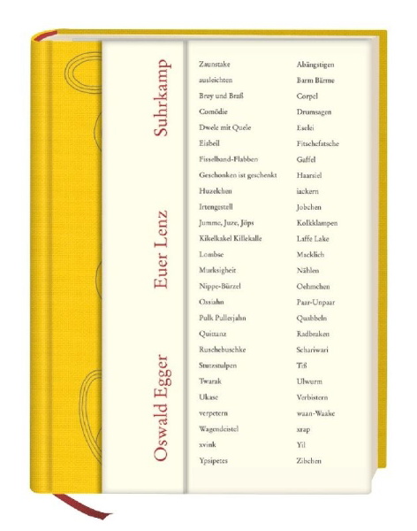 Buchcover und Innenansicht für das Buch: Euer Lenz