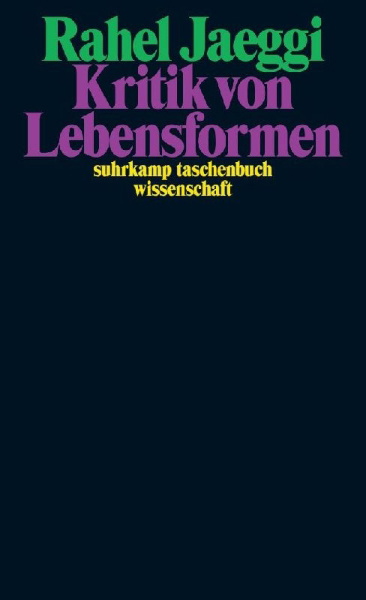 Buchcover und Innenansicht für das Buch: Kritik von Lebensformen