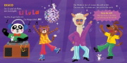 Buchcover und Innenansicht für das Buch: Hör mal (Soundbuch): Musik zum Tanzen und Toben