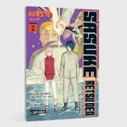 Buchcover und Innenansicht für das Buch: Naruto: Sasuke Retsuden - Uchiha no Matsuei to Tenkyu no Hoshikuzu