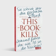 Buchcover und Innenansicht für das Buch: This Book Kills