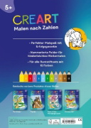 Buchcover und Innenansicht für das Buch: CreArt Malen nach Zahlen ab 5: Dinosaurier