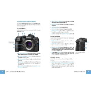 Buchcover und Innenansicht für das Buch: OM System OM-1 Mark II: Das umfangreiche Praxisbuch zu Ihrer Profi-Kamera