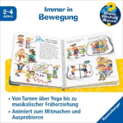Buchcover und Innenansicht für das Buch: Wieso? Weshalb? Warum? junior, Band 71: Turnen, tanzen, Musik machen