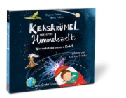 Buchcover und Innenansicht für das Buch: Kekskrümel unterm Sternenzelt. Wie entstand unsere Erde?