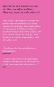 Buchcover und Innenansicht für das Buch: Identitätskrise