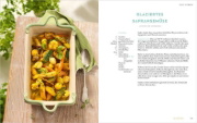 Buchcover und Innenansicht für das Buch: Vegetarische Sommerküche