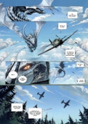Buchcover und Innenansicht für das Buch: Guerres et Dragons 1
