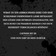 Buchcover und Innenansicht für das Buch: Der Schatten in dir - Band 2