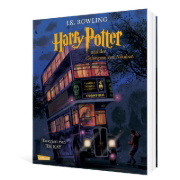 Buchcover und Innenansicht für das Buch: Harry Potter and the Prisoner of Azkaban