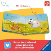 Buchcover und Innenansicht für das Buch: Mein liebstes Vorlese-Fühlbuch - Die kleine Katze