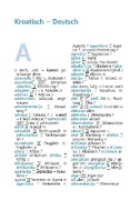Buchcover und Innenansicht für das Buch: Langenscheidt Universal-Wörterbuch Kroatisch