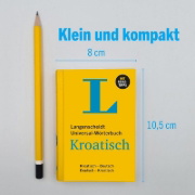 Buchcover und Innenansicht für das Buch: Langenscheidt Universal-Wörterbuch Kroatisch