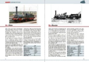 Buchcover und Innenansicht für das Buch: Historische Loks und Triebwagen der Deutschen Bahn AG