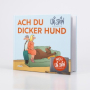 Buchcover und Innenansicht für das Buch: Uli Stein für Tierfreunde: Ach du dicker Hund