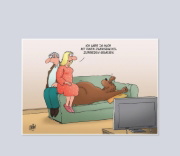 Buchcover und Innenansicht für das Buch: Uli Stein für Tierfreunde: Ach du dicker Hund