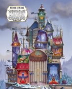 Buchcover und Innenansicht für das Buch: Disney Prinzessin: Entdecke die zauberhaften Schlösser!