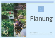 Buchcover und Innenansicht für das Buch: Gartenteiche anlegen und gestalten