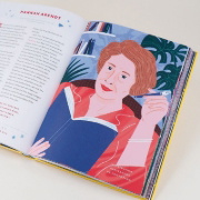 Buchcover und Innenansicht für das Buch: Good Night Stories for Rebel Girls - 100 Immigrant Women Who Changed the World