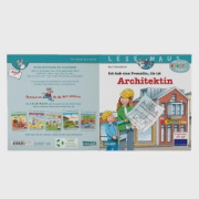 Buchcover und Innenansicht für das Buch: LESEMAUS 7: Ich hab eine Freundin, die ist Architektin
