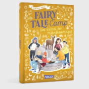 Buchcover und Innenansicht für das Buch: Fairy Tale Camp 4: Das Rätsel der Märchenmagie
