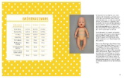 Buchcover und Innenansicht für das Buch: Hej. Minimode - Süße Puppenkleidung nähen