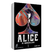 Buchcover und Innenansicht für das Buch: Imawa no Kuni no Alice