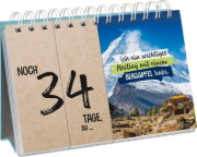 Buchcover und Innenansicht für das Buch: Mein Urlaubscountdown