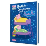 Buchcover und Innenansicht für das Buch: Peppa Wutz: Nacht-Geschichten mit Peppa Pig