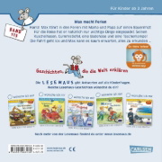 Buchcover und Innenansicht für das Buch: LESEMAUS 113: Max macht Ferien