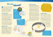 Buchcover und Innenansicht für das Buch: WAS IST WAS Naturwissenschaften easy! Physik. Licht und Atome.